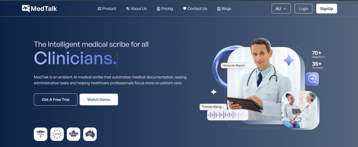 MedTalk Website